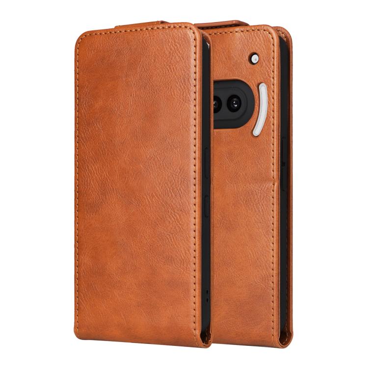 For Nothing Phone 3a Magnetic Vertical Flip Leather Phone Case with Buckle