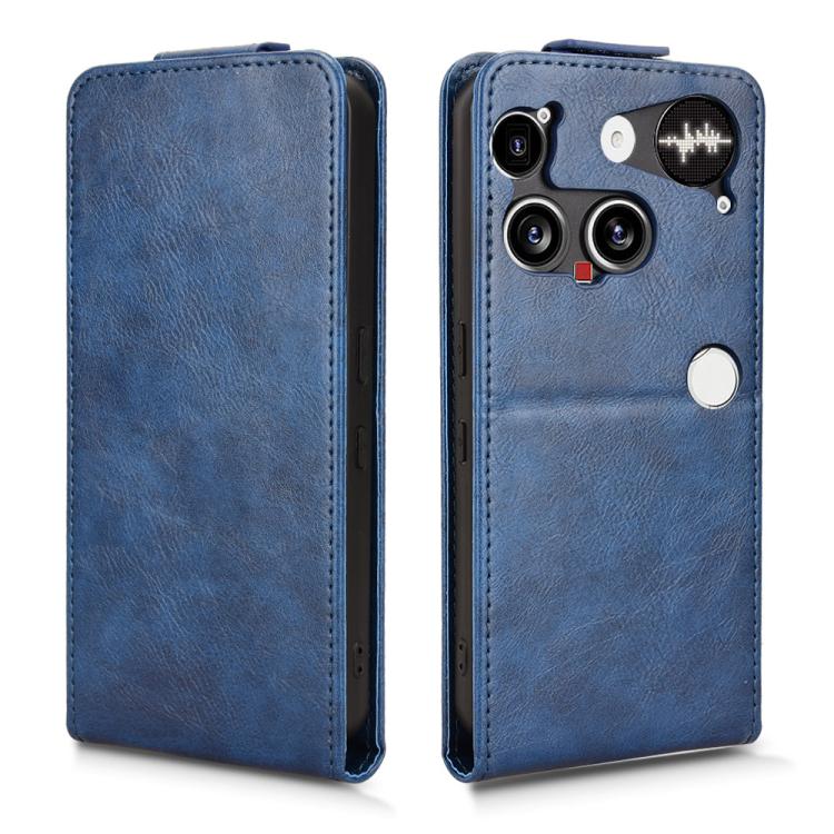 For Nothing Phone 3 Magnetic Vertical Flip Leather Phone Case with Buckle