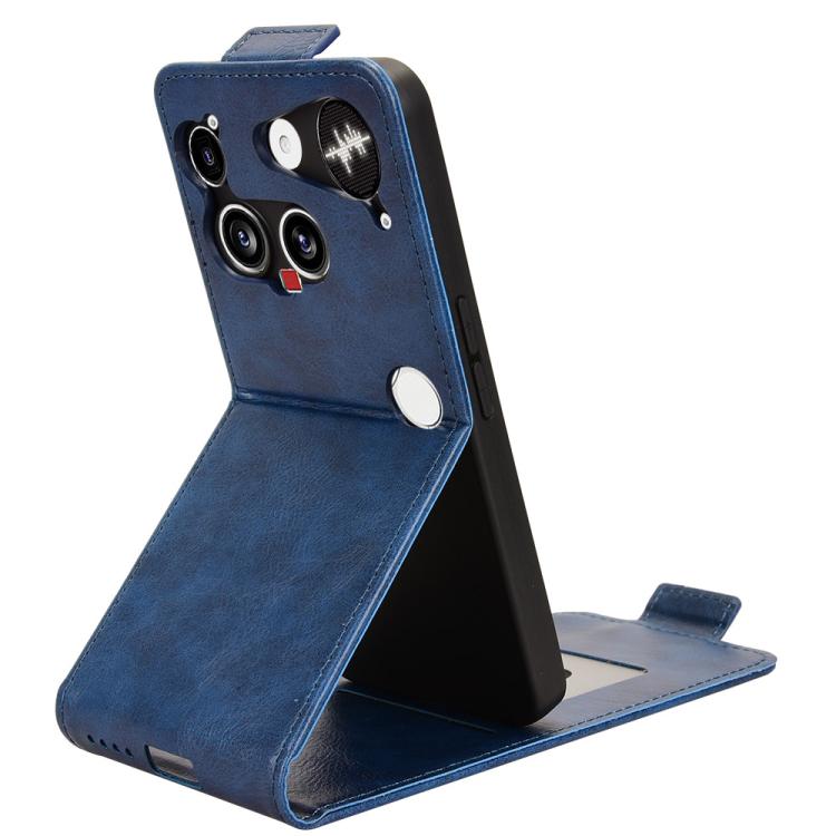 For Nothing Phone 3 Magnetic Vertical Flip Leather Phone Case with Buckle