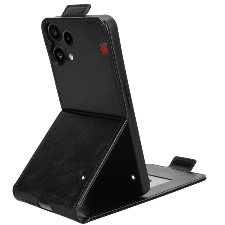 For Nothing Phone 3a Lite Magnetic Vertical Flip Leather Phone Case with Buckle