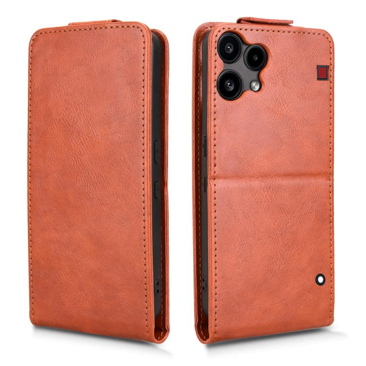 For Nothing Phone 3a Lite Magnetic Vertical Flip Leather Phone Case with Buckle
