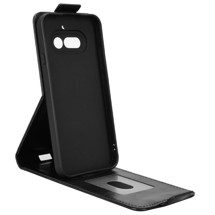 For Nothing Phone 4a Magnetic Vertical Flip Leather Phone Case with Buckle