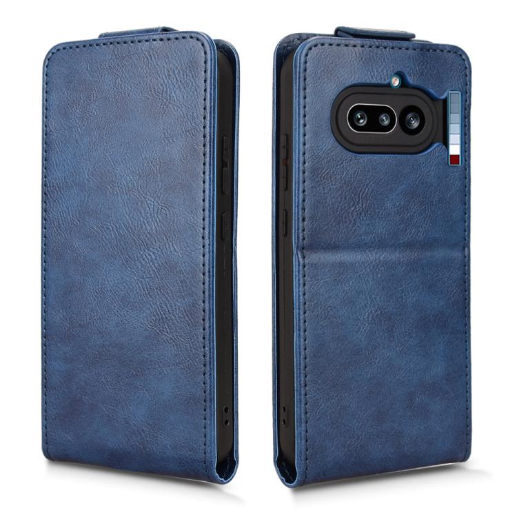 For Nothing Phone 4a Magnetic Vertical Flip Leather Phone Case with Buckle