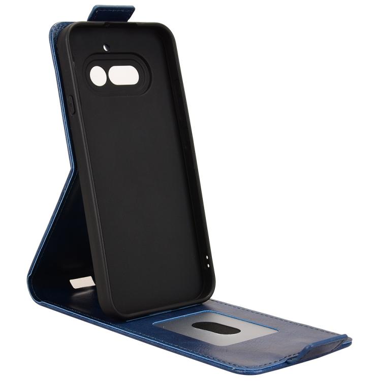 For Nothing Phone 4a Magnetic Vertical Flip Leather Phone Case with Buckle