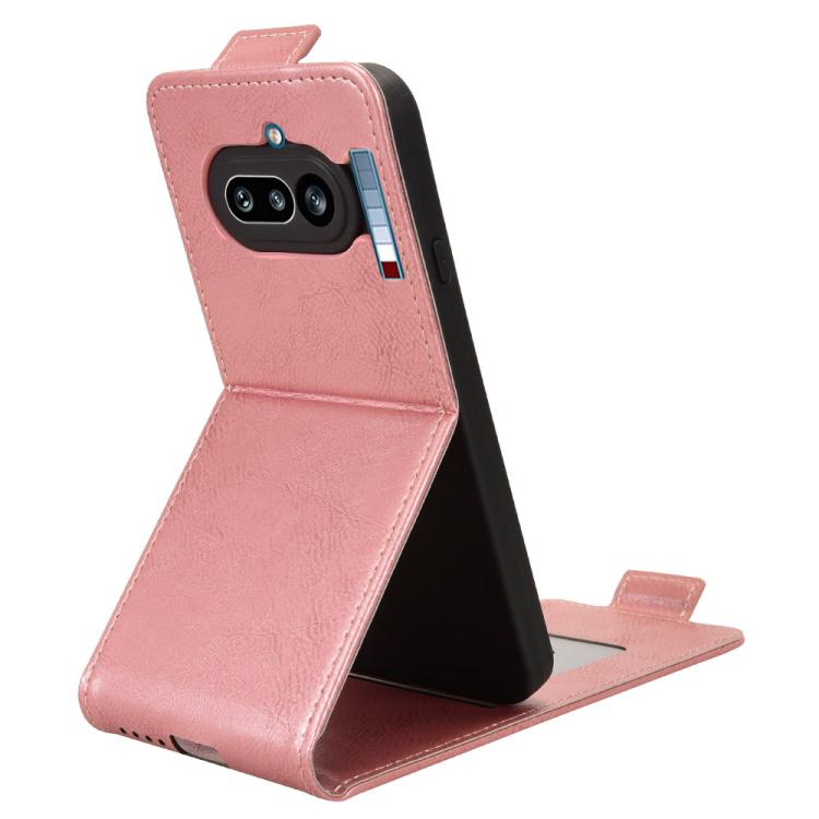 For Nothing Phone 4a Magnetic Vertical Flip Leather Phone Case with Buckle