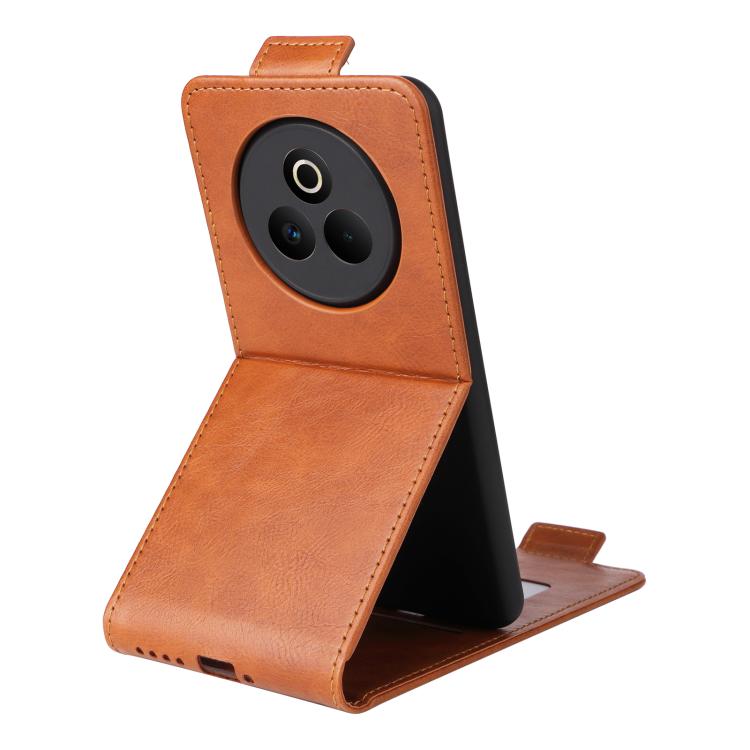 For Realme P3 Pro Magnetic Vertical Flip Leather Phone Case with Buckle