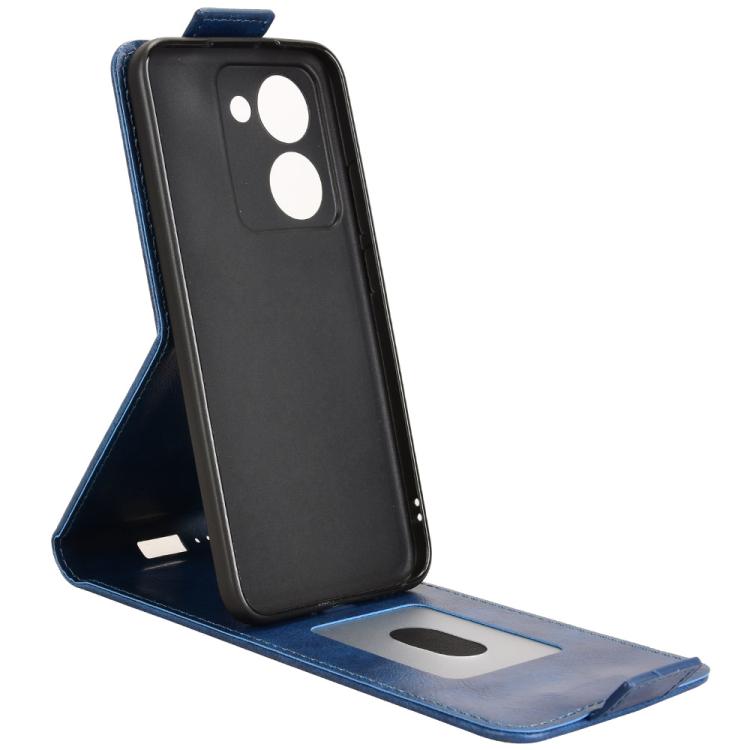 For Realme P3 Ultra 5G Magnetic Vertical Flip Leather Phone Case with Buckle