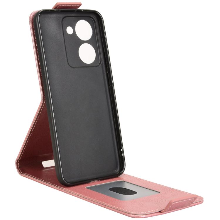 For Realme P3 Ultra 5G Magnetic Vertical Flip Leather Phone Case with Buckle