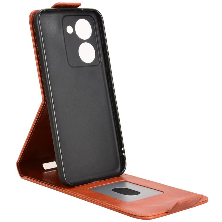 For Realme P3 Ultra 5G Magnetic Vertical Flip Leather Phone Case with Buckle