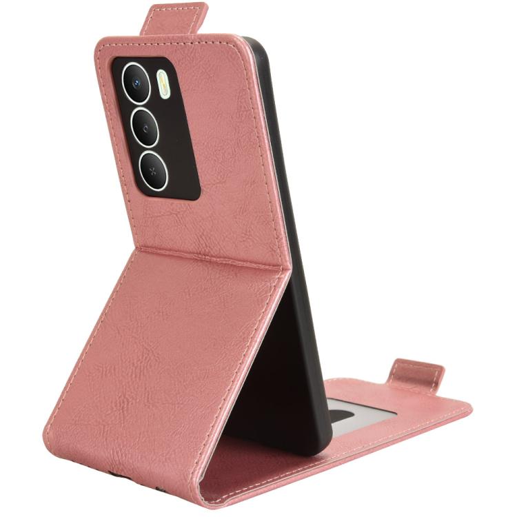 For Realme 14x 5G Malaysia / V70 Magnetic Vertical Flip Leather Phone Case with Buckle