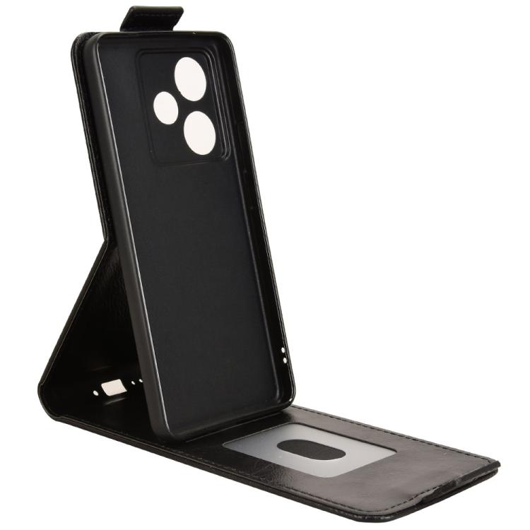 For Realme GT 7 5G Global Magnetic Vertical Flip Leather Phone Case with Buckle