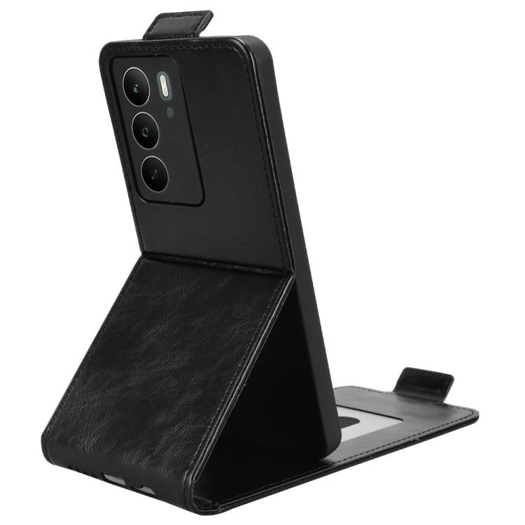 For Realme C71 4G Magnetic Vertical Flip Leather Phone Case with Buckle