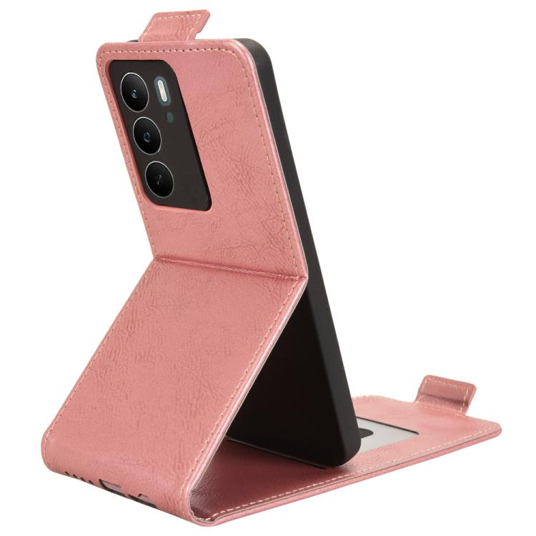 For Realme C71 4G Magnetic Vertical Flip Leather Phone Case with Buckle