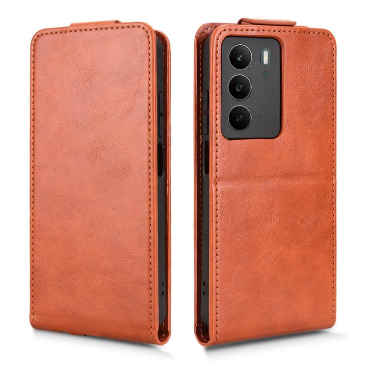 For Realme C71 4G Magnetic Vertical Flip Leather Phone Case with Buckle