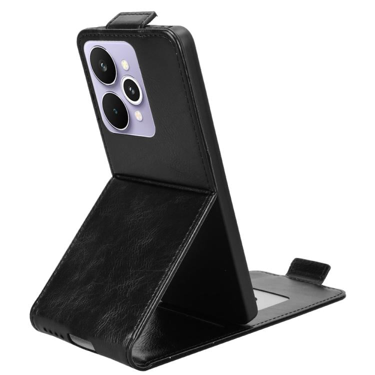 For Realme 15 5G / 15 Pro 5G Magnetic Vertical Flip Leather Phone Case with Buckle