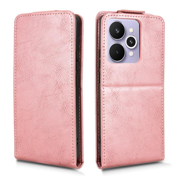 For Realme 15 5G / 15 Pro 5G Magnetic Vertical Flip Leather Phone Case with Buckle