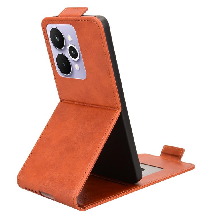 For Realme 15 5G / 15 Pro 5G Magnetic Vertical Flip Leather Phone Case with Buckle