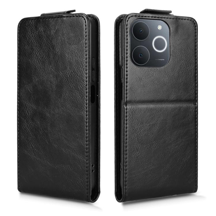 For Realme C71 4G India / Note 70T 4G Magnetic Vertical Flip Leather Phone Case with Buckle