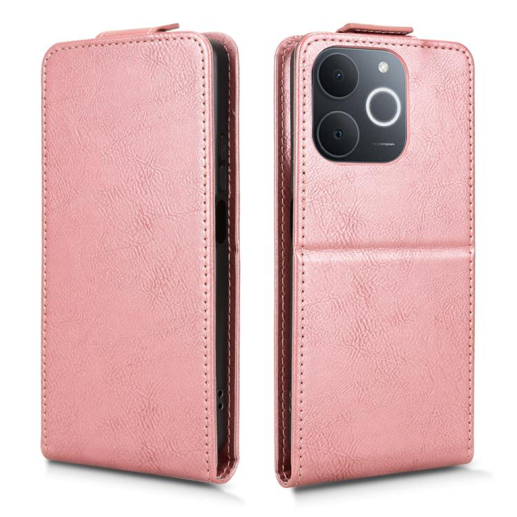 For Realme C71 4G India / Note 70T 4G Magnetic Vertical Flip Leather Phone Case with Buckle