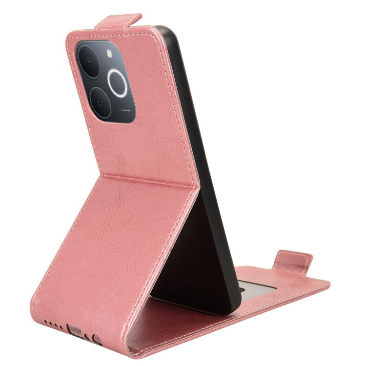 For Realme C71 4G India / Note 70T 4G Magnetic Vertical Flip Leather Phone Case with Buckle