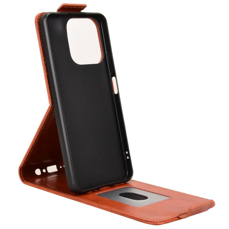 For Realme C71 4G India / Note 70T 4G Magnetic Vertical Flip Leather Phone Case with Buckle