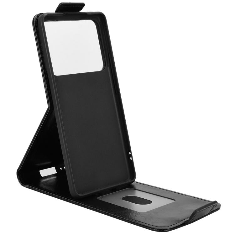 For Realme P4 5G Magnetic Vertical Flip Leather Phone Case with Buckle