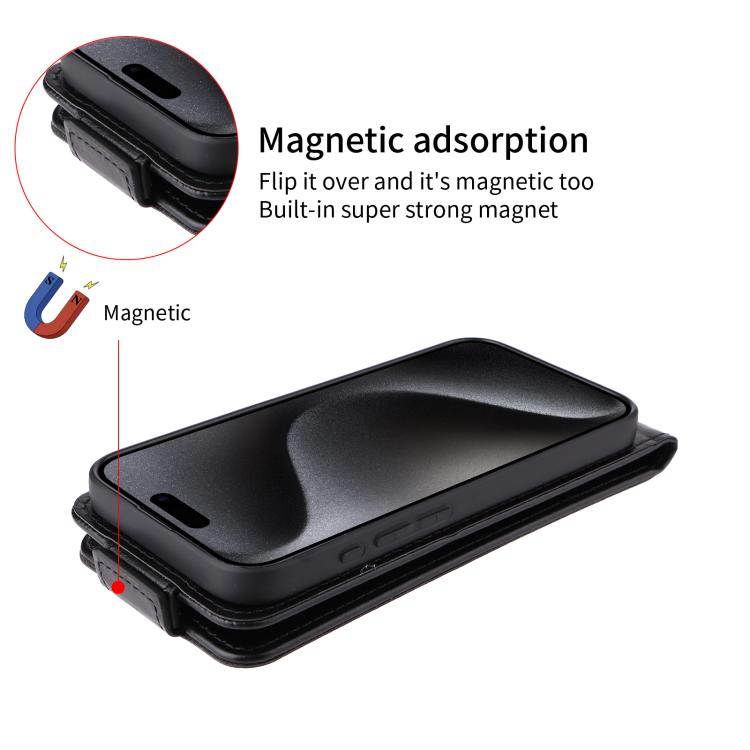 For Realme P4 5G Magnetic Vertical Flip Leather Phone Case with Buckle