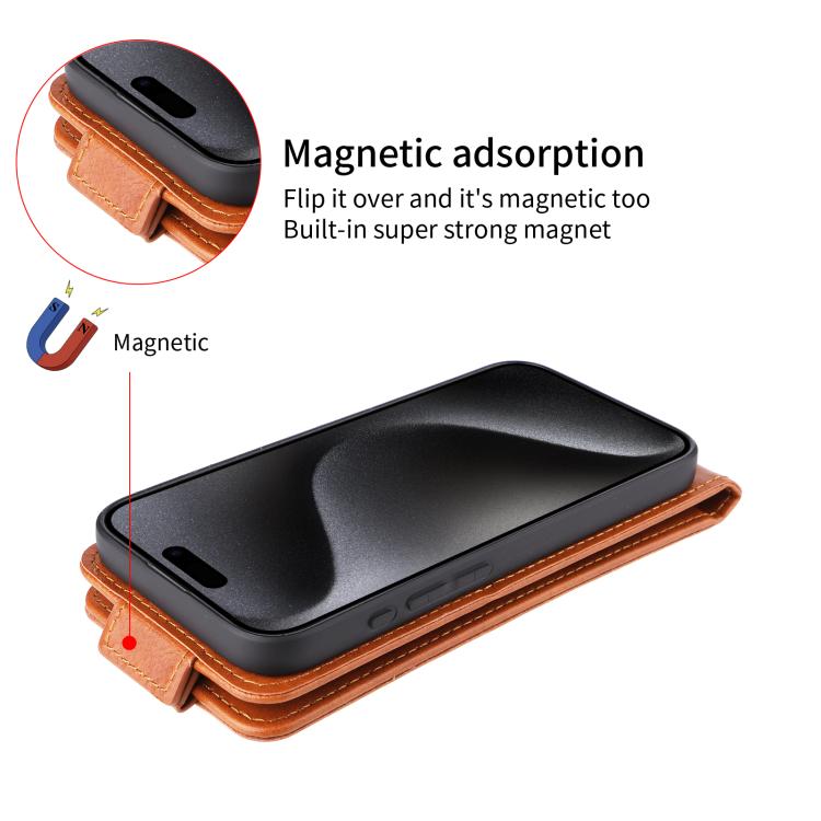 For Realme P4 5G Magnetic Vertical Flip Leather Phone Case with Buckle