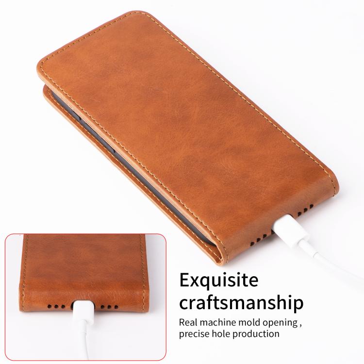 For Realme P4 5G Magnetic Vertical Flip Leather Phone Case with Buckle