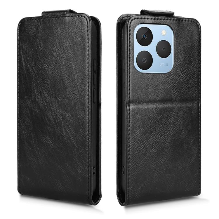 For Realme 15T 5G Magnetic Vertical Flip Leather Phone Case with Buckle