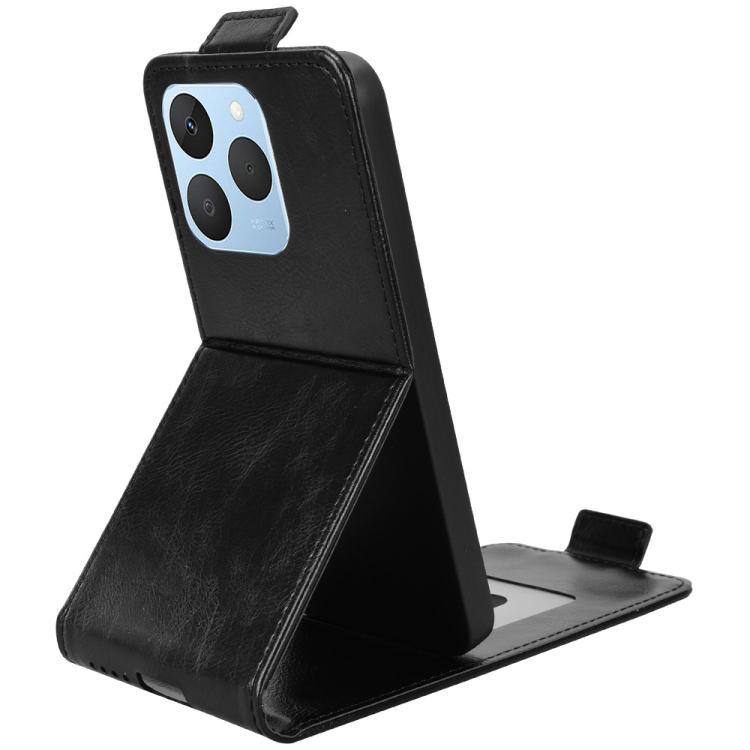 For Realme 15T 5G Magnetic Vertical Flip Leather Phone Case with Buckle