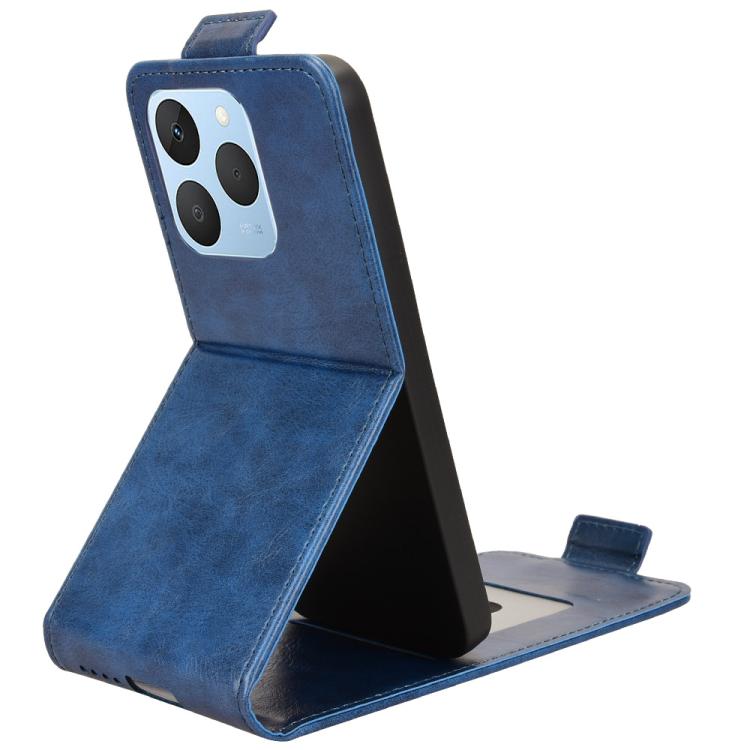 For Realme 15T 5G Magnetic Vertical Flip Leather Phone Case with Buckle
