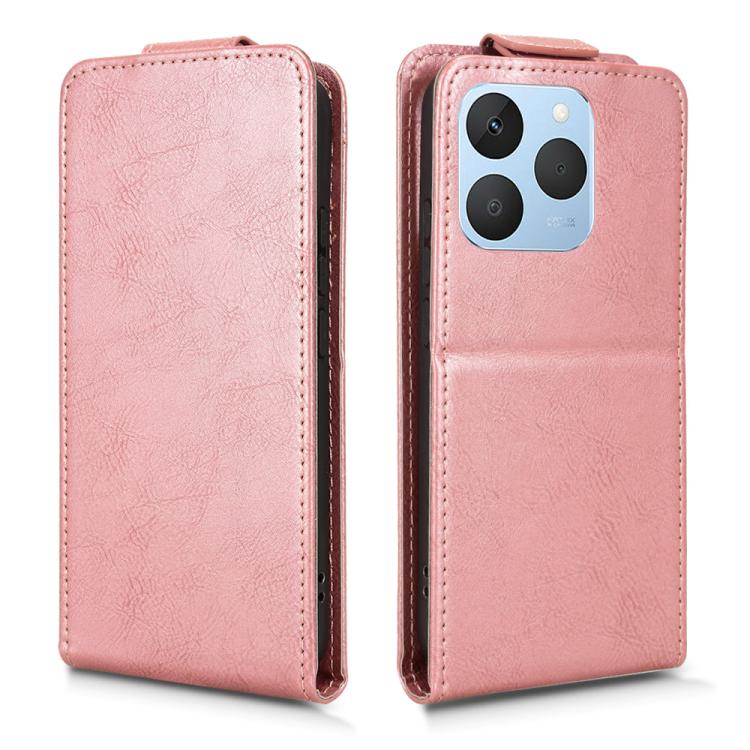 For Realme 15T 5G Magnetic Vertical Flip Leather Phone Case with Buckle
