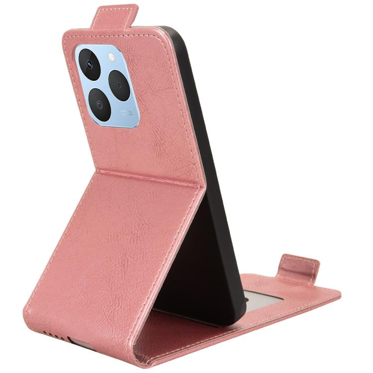 For Realme 15T 5G Magnetic Vertical Flip Leather Phone Case with Buckle