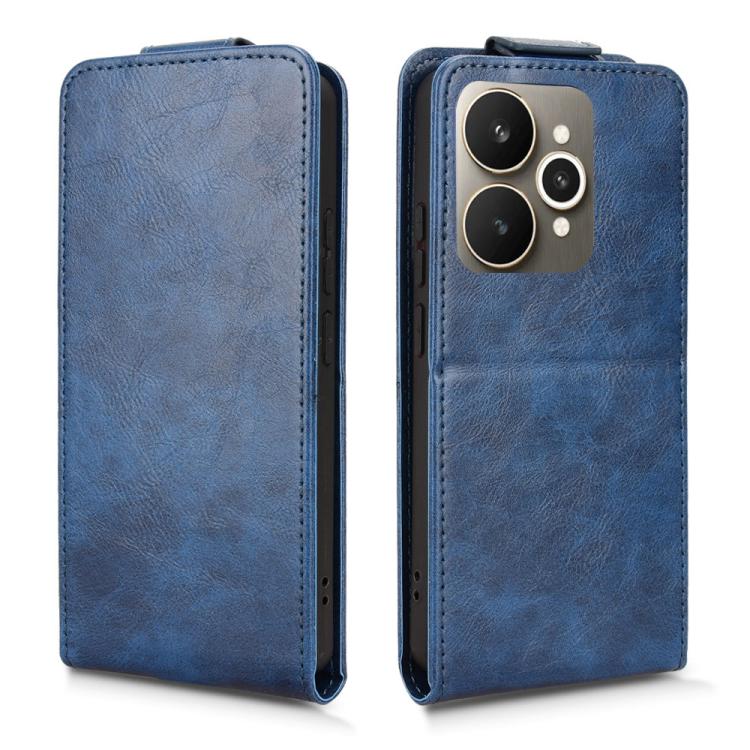 For Realme 15 SEA Magnetic Vertical Flip Leather Phone Case with Buckle