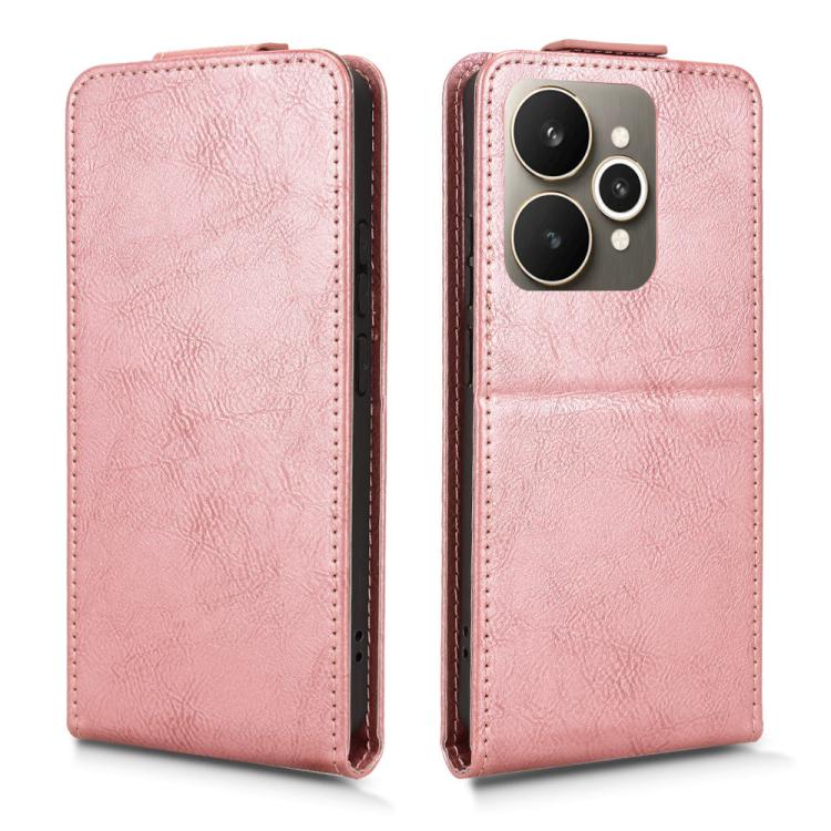 For Realme 15 SEA Magnetic Vertical Flip Leather Phone Case with Buckle