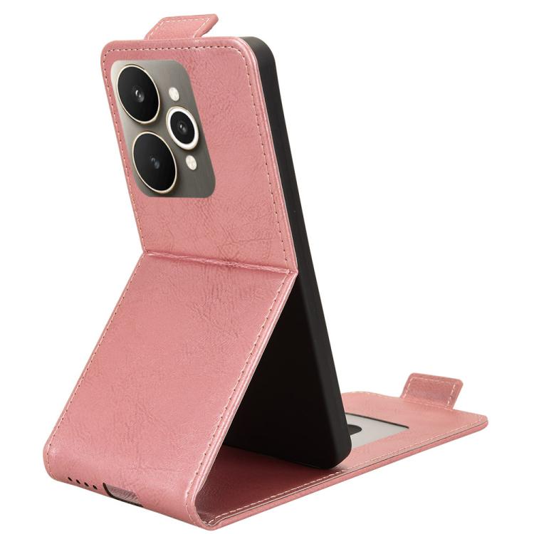 For Realme 15 SEA Magnetic Vertical Flip Leather Phone Case with Buckle
