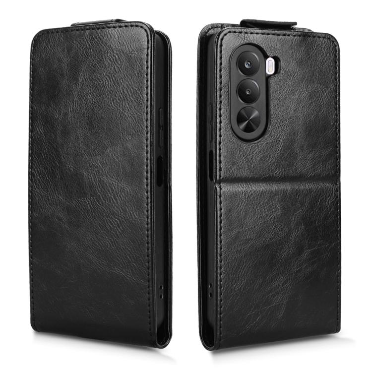 For Realme P4x 5G Magnetic Vertical Flip Leather Phone Case with Buckle
