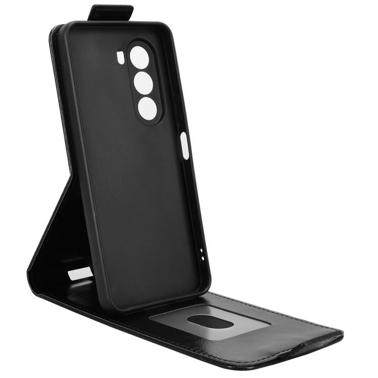 For Realme P4x 5G Magnetic Vertical Flip Leather Phone Case with Buckle