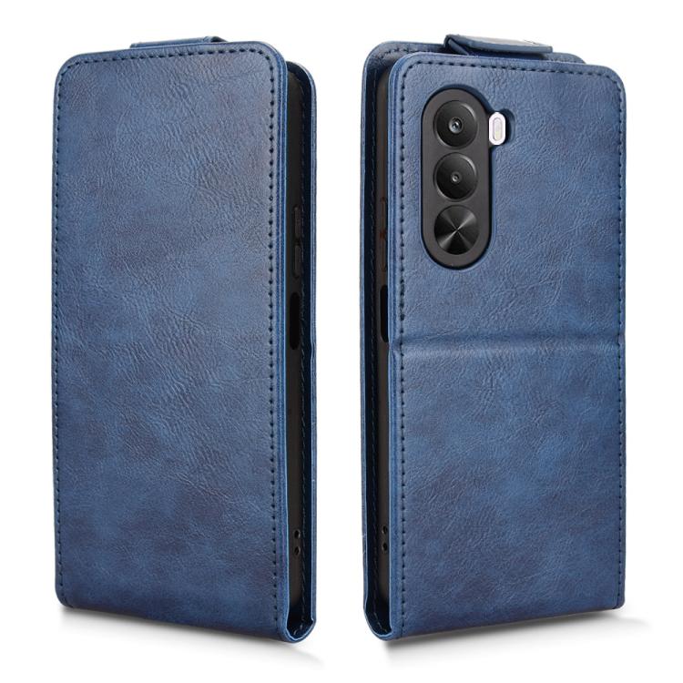 For Realme P4x 5G Magnetic Vertical Flip Leather Phone Case with Buckle