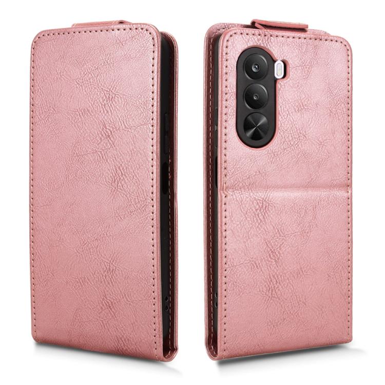 For Realme P4x 5G Magnetic Vertical Flip Leather Phone Case with Buckle
