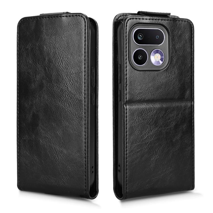 For Realme 16 Pro+ 5G Global Magnetic Vertical Flip Leather Phone Case with Buckle