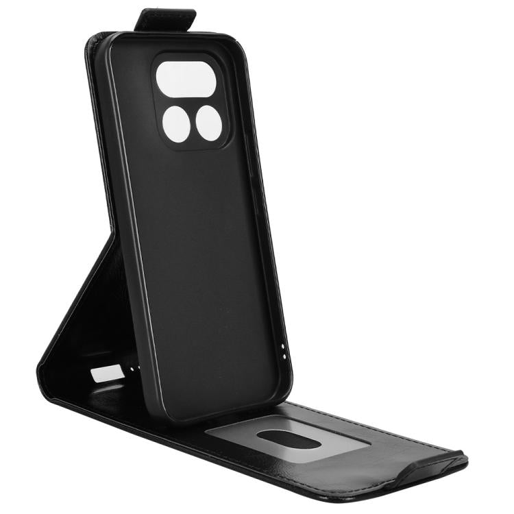 For Realme 16 Pro+ 5G Global Magnetic Vertical Flip Leather Phone Case with Buckle