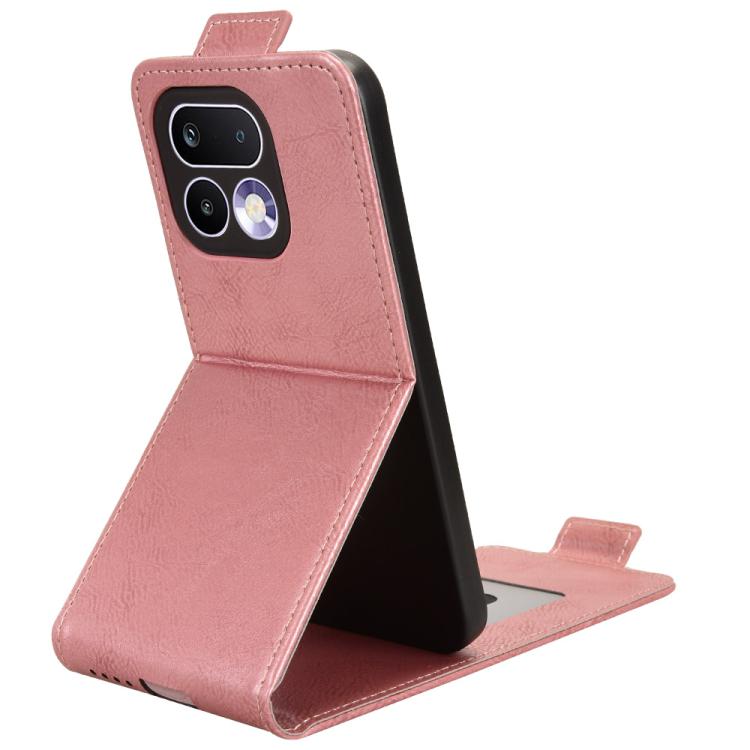 For Realme 16 Pro+ 5G Global Magnetic Vertical Flip Leather Phone Case with Buckle