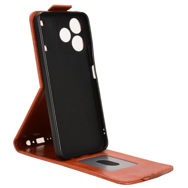 For Realme Note 80 4G Magnetic Vertical Flip Leather Phone Case with Buckle