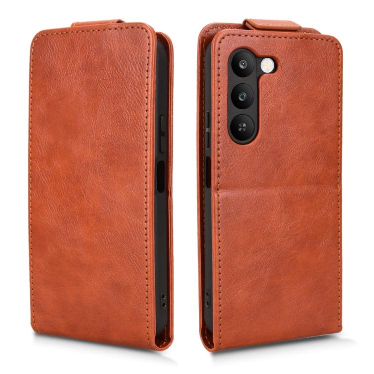 For Realme C83 5G / P4 Lite 5G Magnetic Vertical Flip Leather Phone Case with Buckle