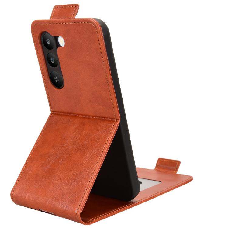 For Realme C83 5G / P4 Lite 5G Magnetic Vertical Flip Leather Phone Case with Buckle