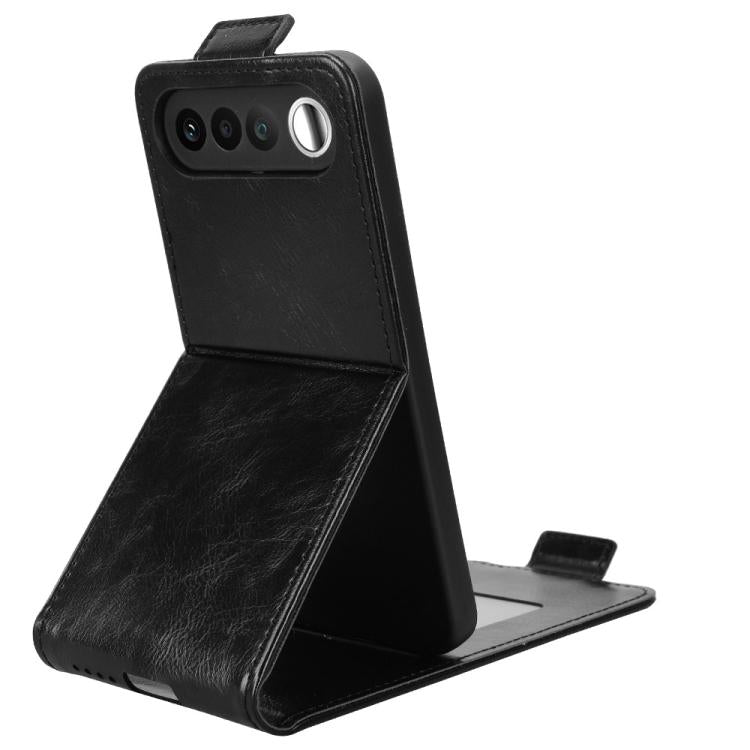 For Realme 16 5G Global Magnetic Vertical Flip Leather Phone Case with Buckle