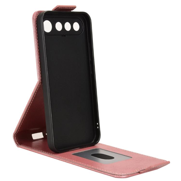 For Realme 16 5G Global Magnetic Vertical Flip Leather Phone Case with Buckle