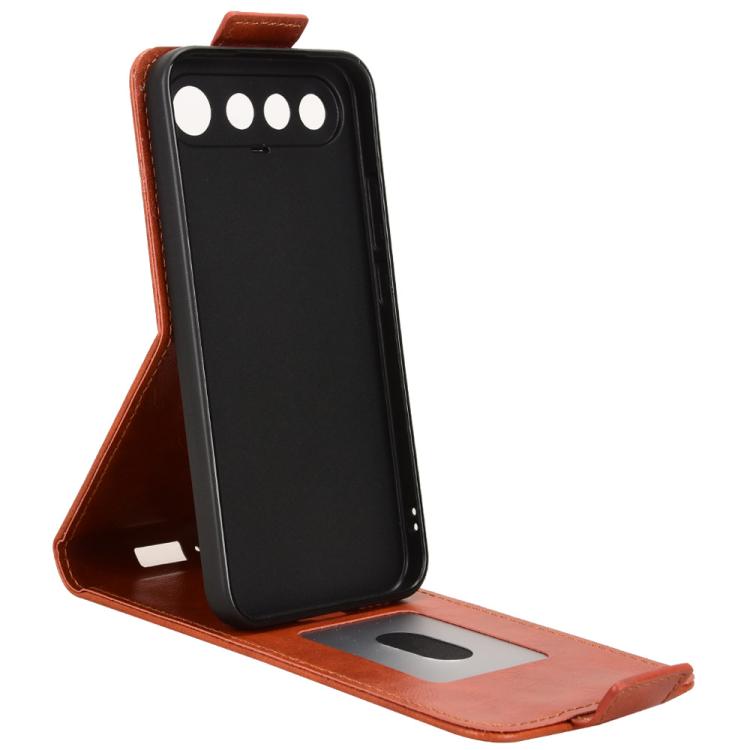 For Realme 16 5G Global Magnetic Vertical Flip Leather Phone Case with Buckle